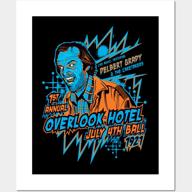 The Overlook Hotel Party Wall Art by FiendishlyCruelArt